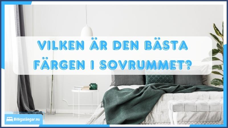 Färg i sovrum