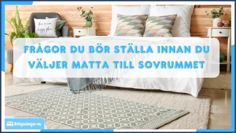 Mattor sovrum