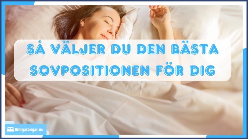 Bästa sovpositionen