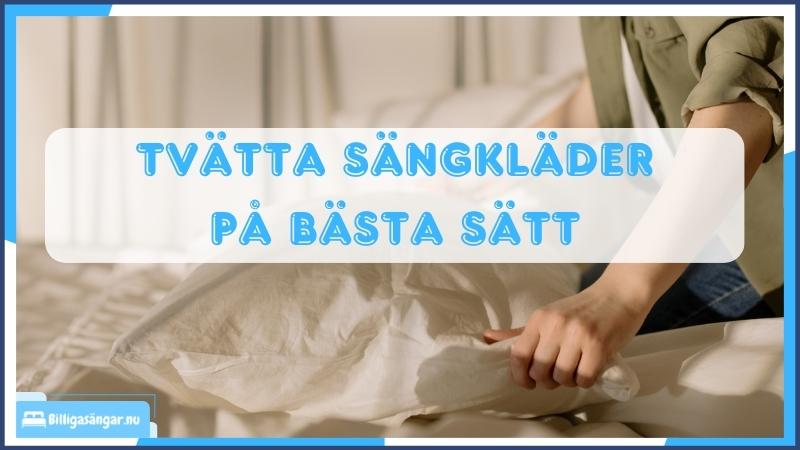 Tvätta sängkläder