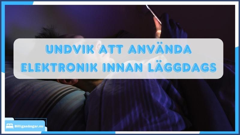 telefon innan läggdags