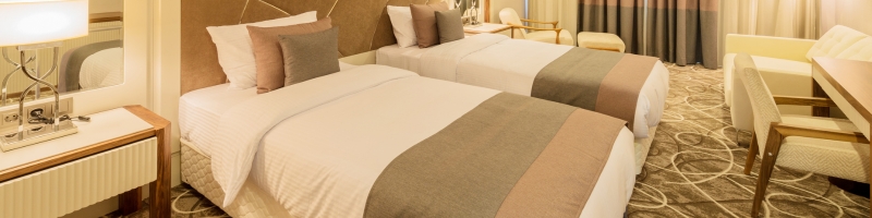 hotellkänsla sovrum