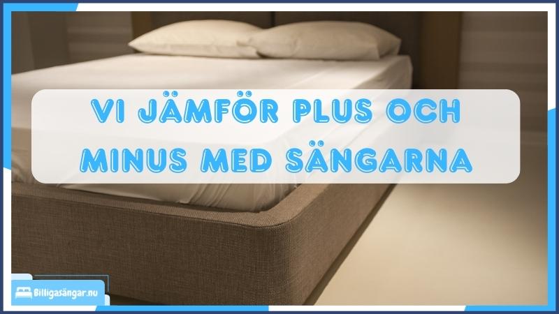 kontinentalsäng fördelar nackdelar